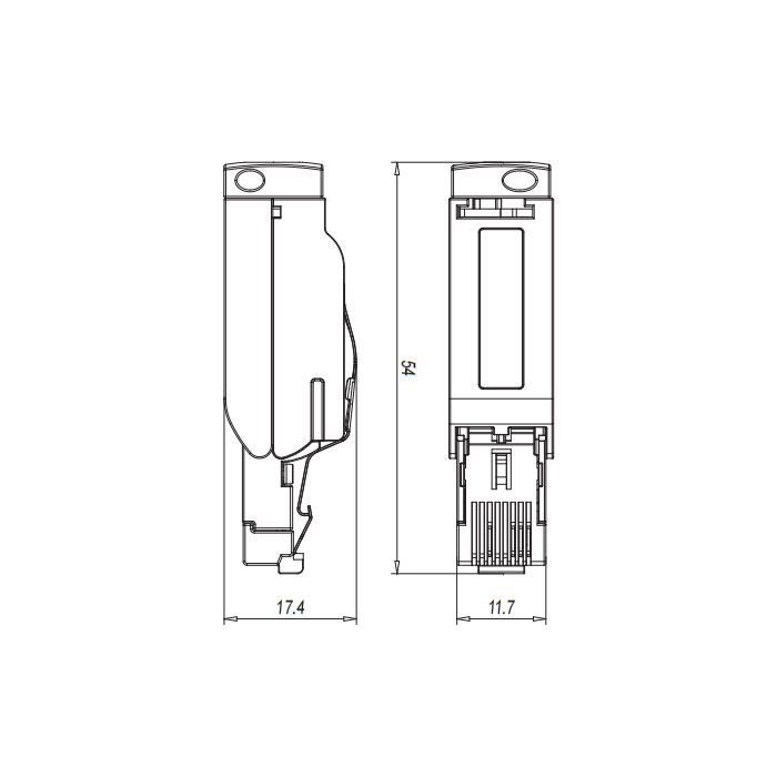 RJ45、直型公頭、絕緣層刺破連接技術(shù)、屏蔽、0CF161 
